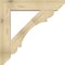 Ekena Millwork Olympic Slat Rough Sawn Bracket w/ Offset Brace, Douglas Fir, 8"W x 38"D x 38"H BKT0806X38X38OLY06RDF - alternate 2